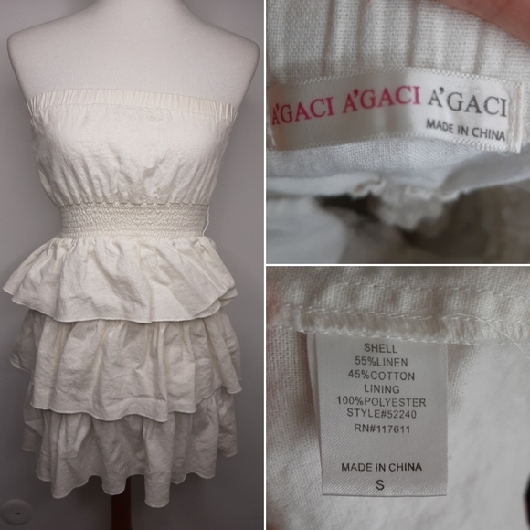 Agaci linen dress size S - Picture 2 of 7